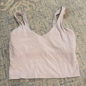 Strawberry milkshake very light pink lululemon align tank